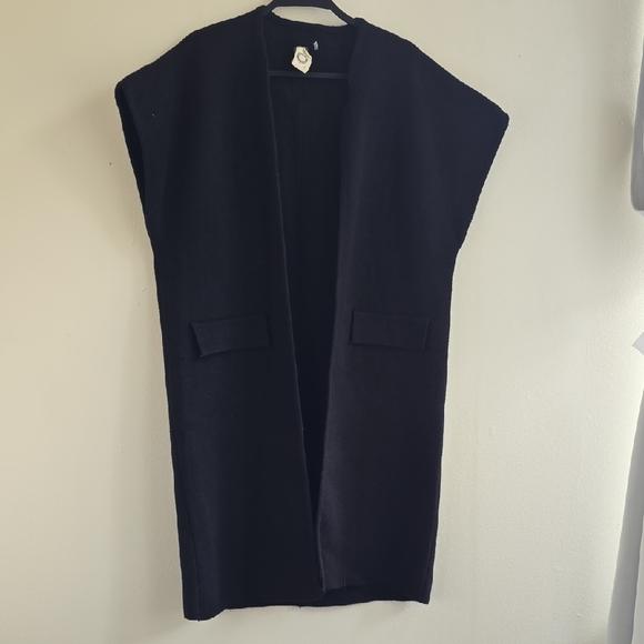 Akemi + Kin Jackets & Blazers - Anthropologie Akemi + Kin Cap Sleeve Long Cardigan